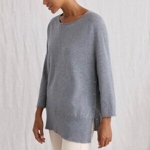 Poetry oversized cashmere sweater Size 4-6 in soft natural